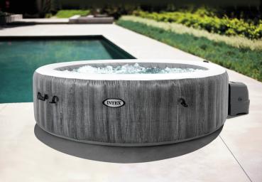 Preview: Steinbach Whirlpool Ø 196 x 71 cm PureSpa Greywood Deluxe
